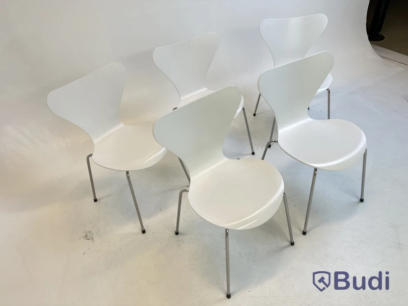 5 st. Stolar Fritz Hansen, Design Arne Jacobsen