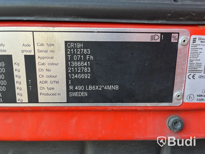 Kylbil Scania R490LB6X2 4MNB -2015 | Rep-objekt