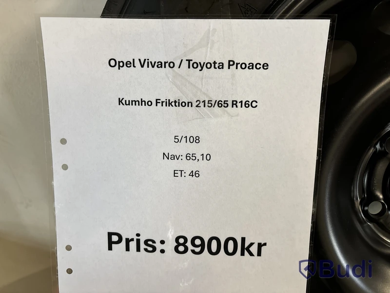 Vinterhjul Opel/Toyota
