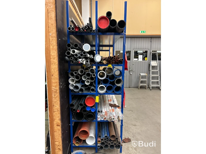 Materialställ med rör & gängstänger