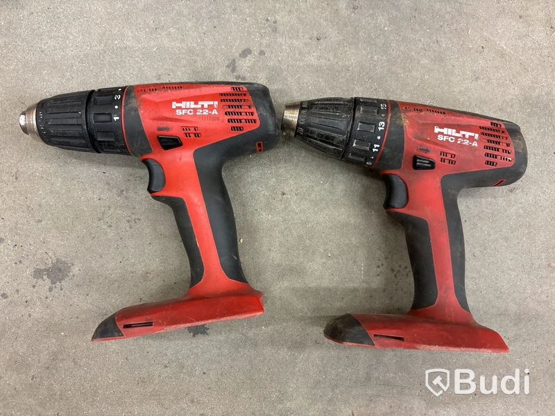 13 st blandade Hilti maskiner