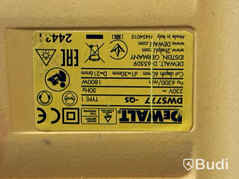 Kap- & gersåg Dewalt DWS777 med sågbänk