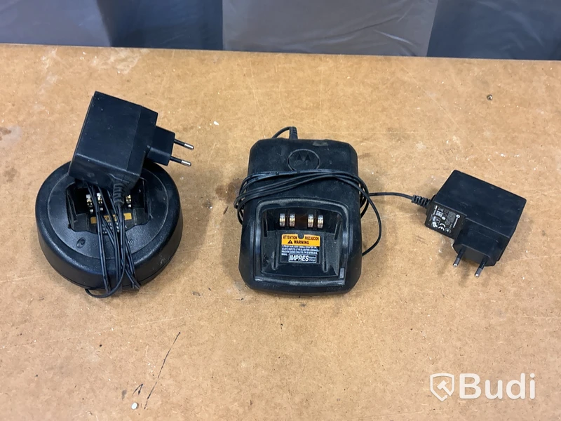 Walkie-talkie Motorola med laddare