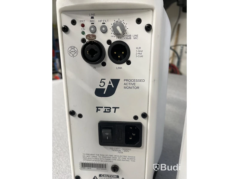 FBT J5A Aktiva högtalare Vita