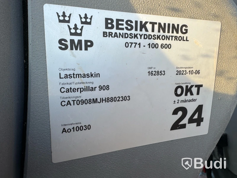 Kompakt hjullastare CAT 908M -2017