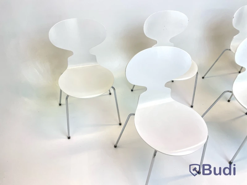 6 st. Stolar Fritz Hansen, Myran, Design Arne Jacobsen