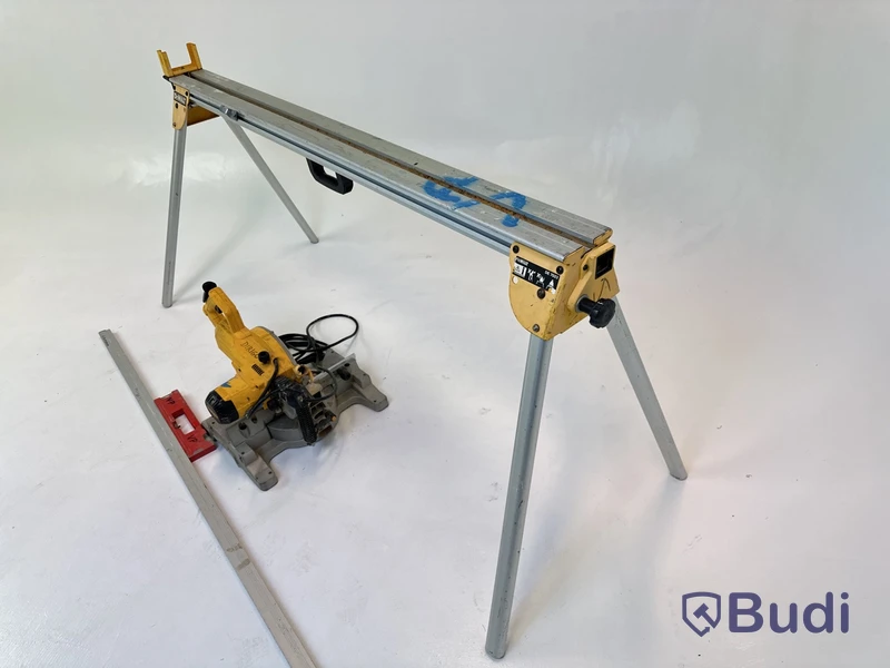 Kap- och gersåg Dewalt, DW777-qs samt vattenpass Hultafors