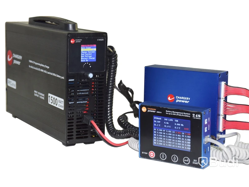 Batteriladdare kit - Chargery power, C10325 samt  BMS24T