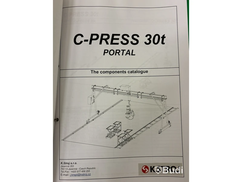 Hydraulisk takstolspress C-press Mark 8C
