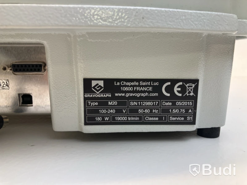 Gravyrmaskin Gravograph M20 (2015) samt laptop Windows Surface Pro Model 1976 i5, 256 GB
