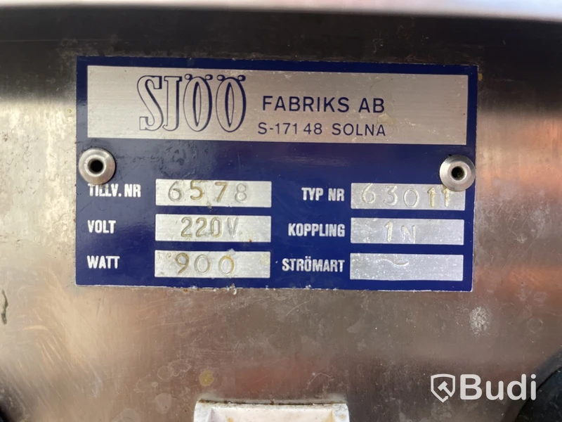 Värmeskåp med 4 st. lådor, Sjöö Fabriks AB