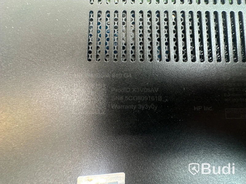 Dator HP EliteBook 840 G4. OBS! Inget OS