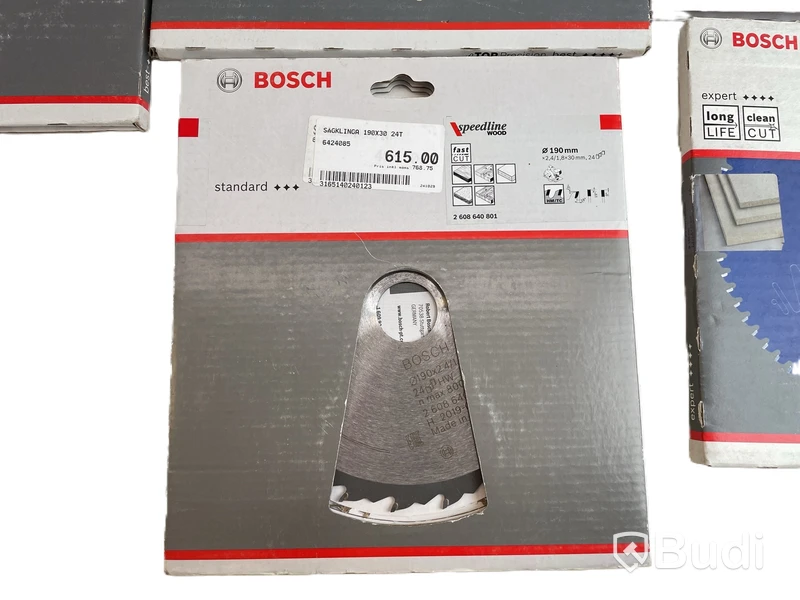 Parti med sågklingor Bosch, olika modeller