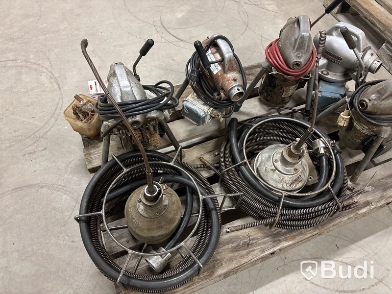 5 st rensmaskiner Ridgid K50