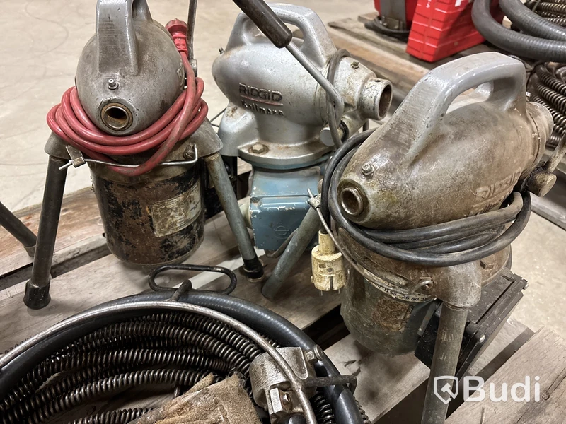 5 st rensmaskiner Ridgid K50