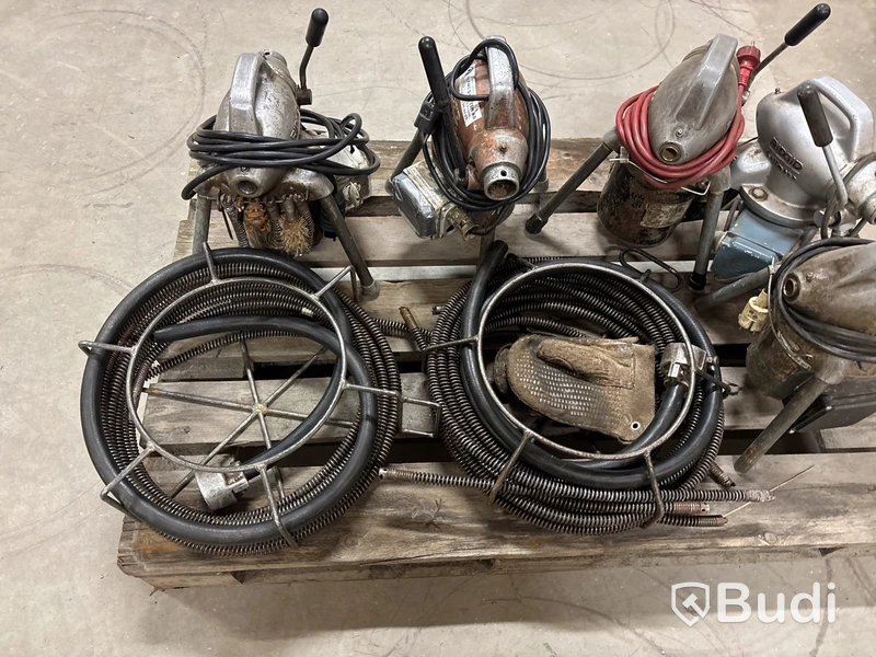 5 st rensmaskiner Ridgid K50