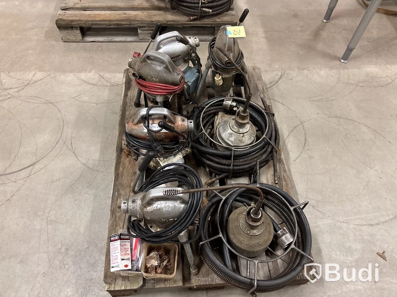 5 st rensmaskiner Ridgid K50