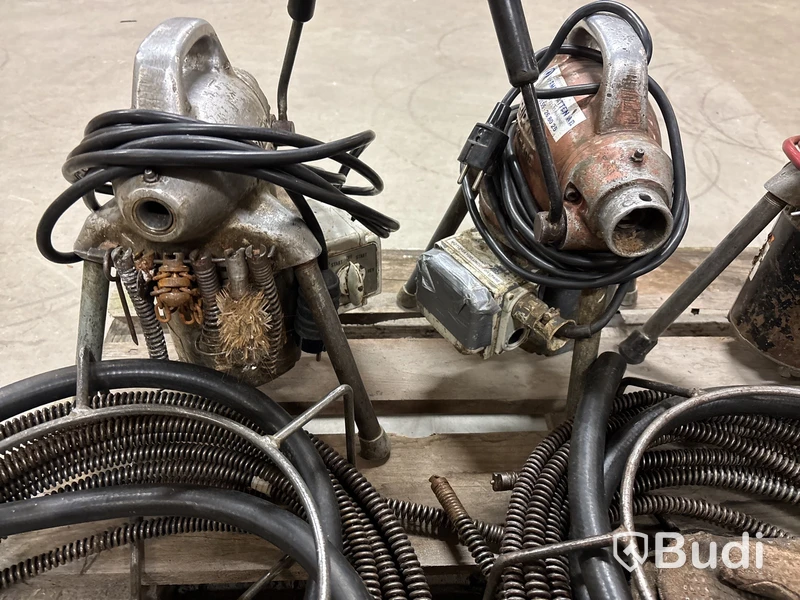 5 st rensmaskiner Ridgid K50
