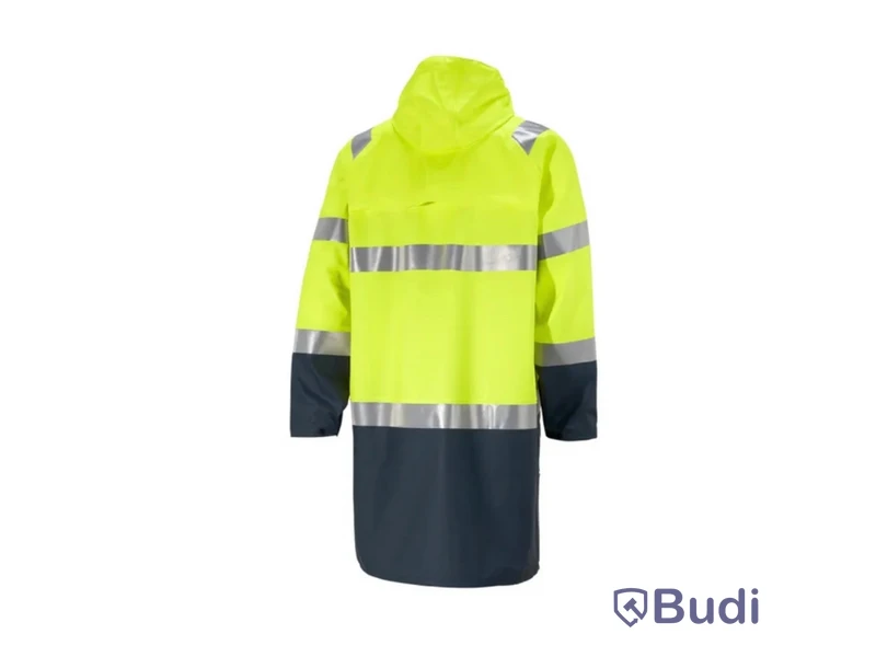 Regnjacka Gesto, Hivis, Klass 3, gul/marin, stl. S