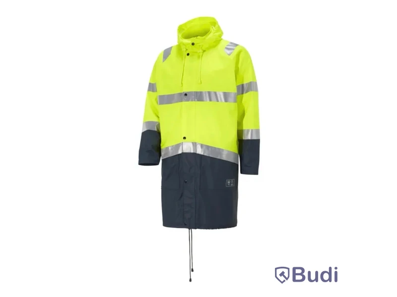 Regnjacka Gesto, Hivis, Klass 3, gul/marin, stl. S