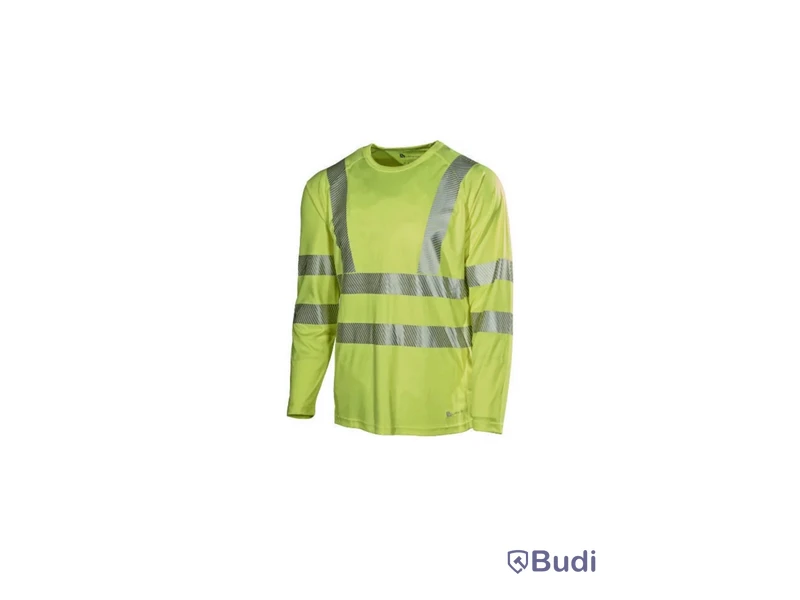 4 st. Långärmad t-shirt L. Brador, stl. S, 411P Gul