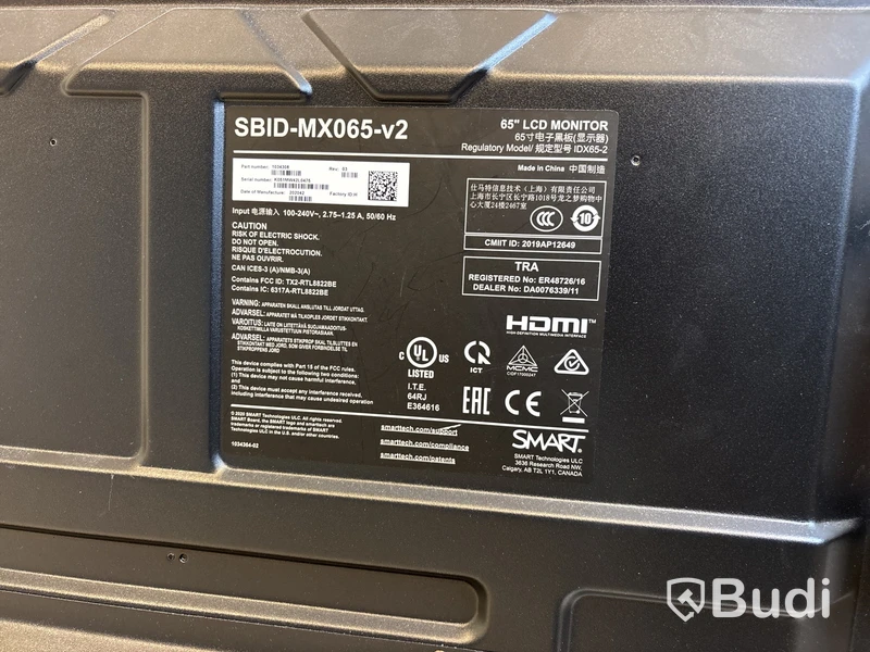 Touchskärm SMART Board 65-tum, MX265-V4 IQ