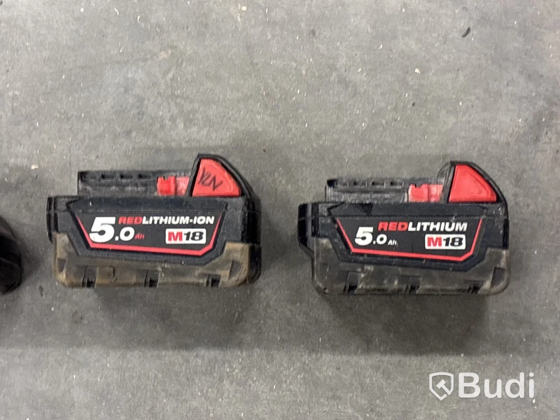 7 st batterimaskiner Milwaukee
