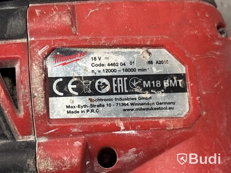 6 st batterimaskiner Milwaukee