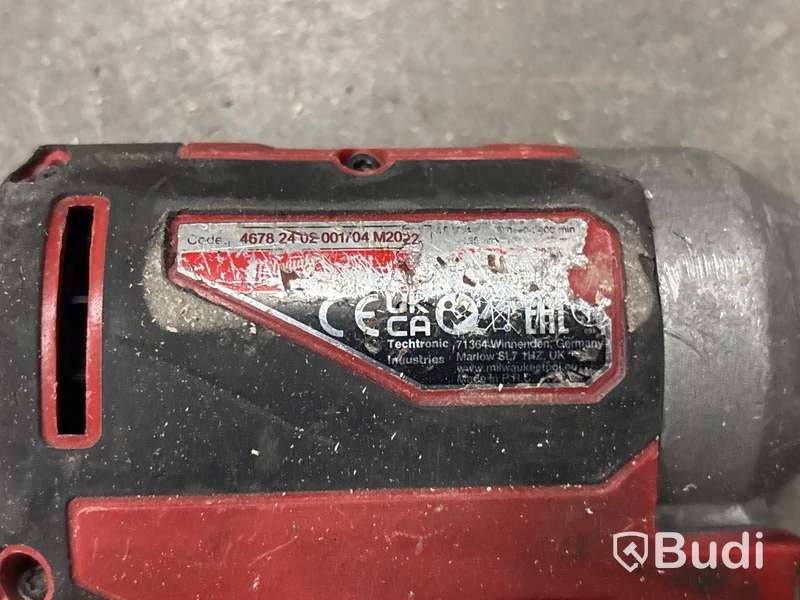 6 st batterimaskiner Milwaukee
