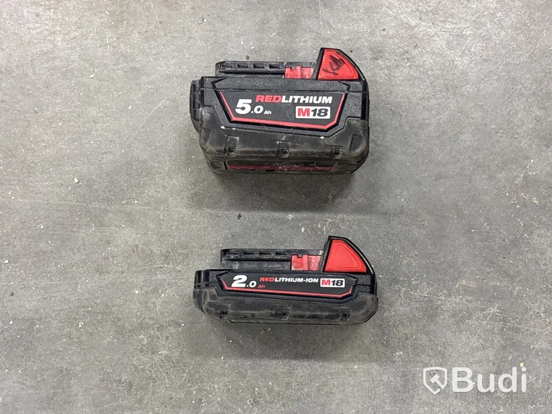 3 st batterimaskiner Milwaukee