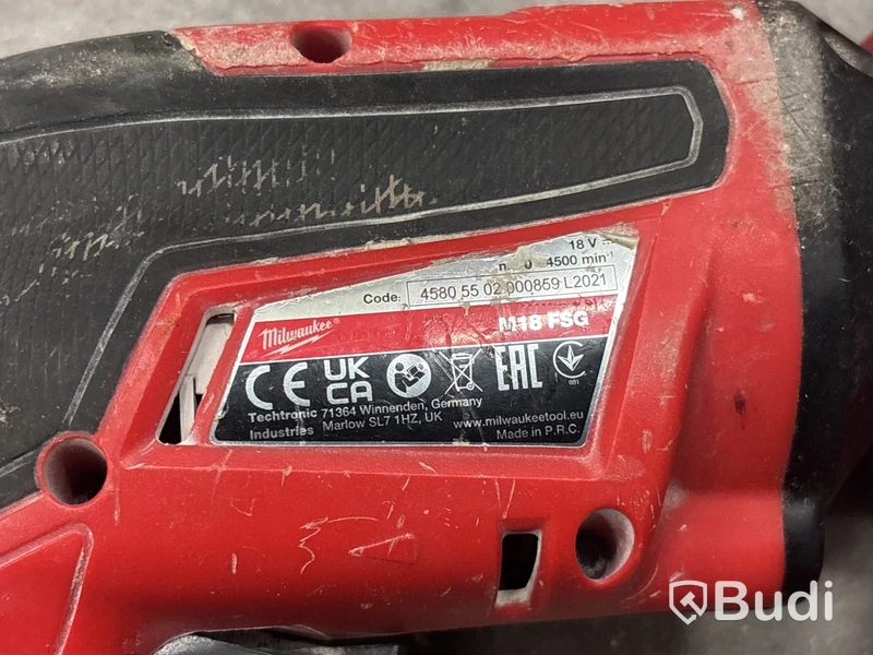 3 st batterimaskiner Milwaukee