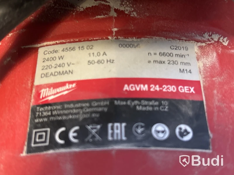 2 st elhandmaskiner & tillbehör Milwaukee