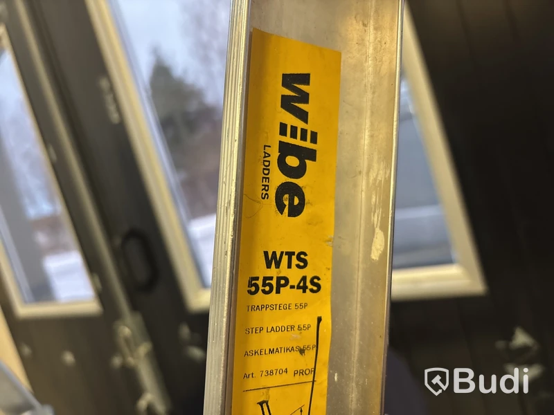 2 st aluminiumstegar Wibe