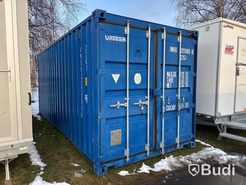 Isolerad 20 fots container | 2016 - inkl. innehåll