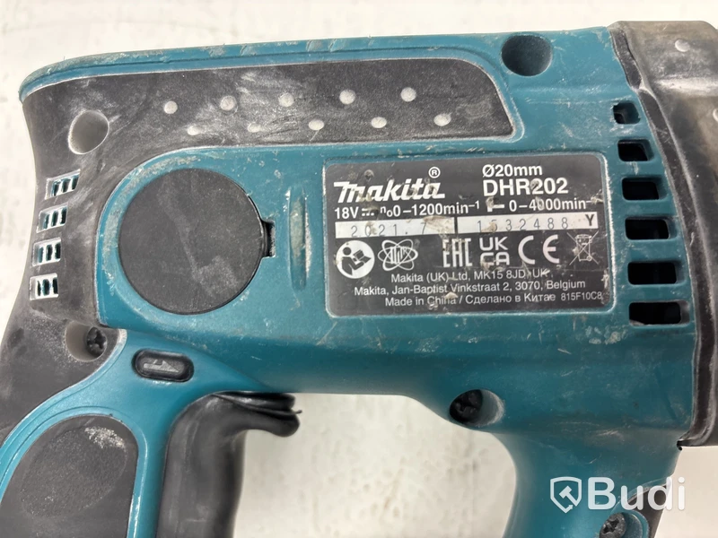 Vinkelslip, kombihammare och slagskruvdragare Makita, DGA508, DTD146 och DHR202