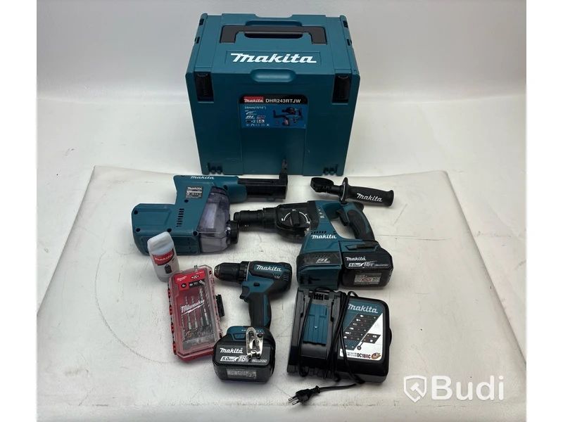 Diverse verktyg Makita och borr Milwaukee