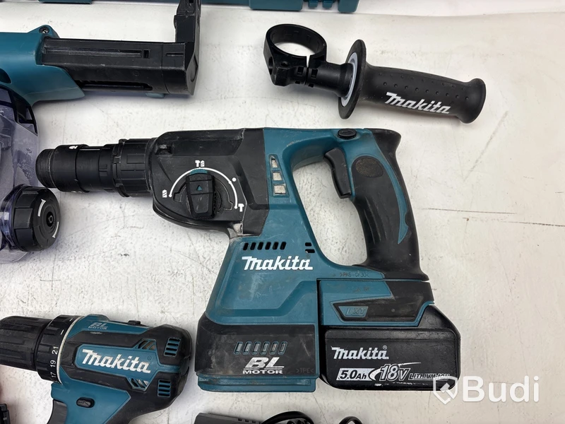 Diverse verktyg Makita och borr Milwaukee