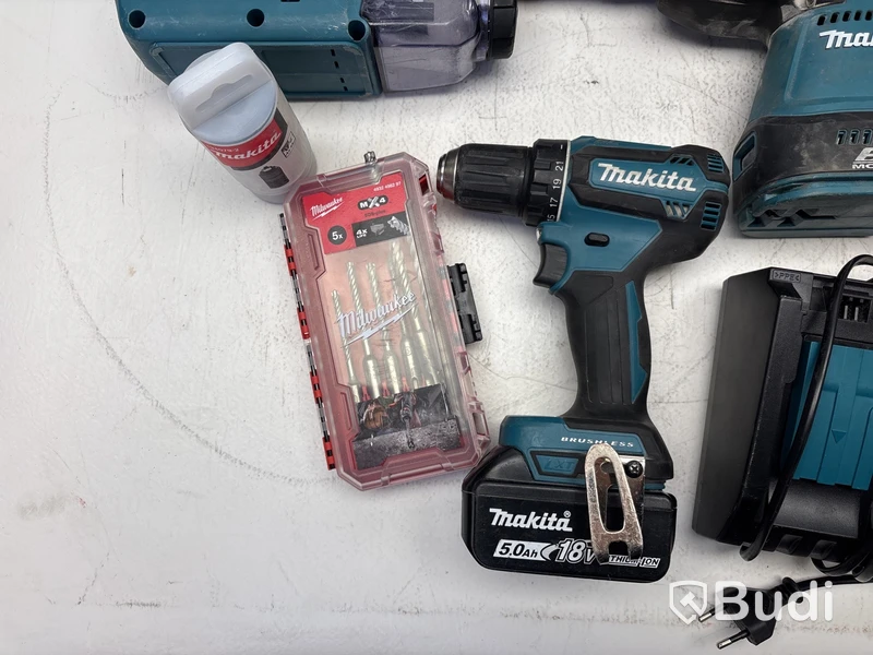 Diverse verktyg Makita och borr Milwaukee