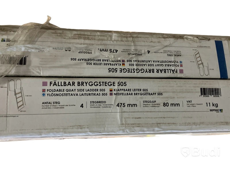 2 st. Bryggstege fällbar SKEPPSHULTSTEGEN 505
