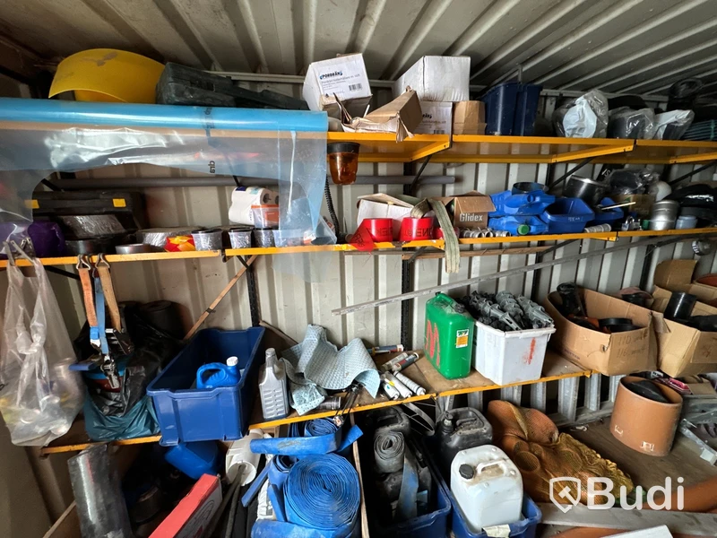 Container, 20 fot inklusive innehåll