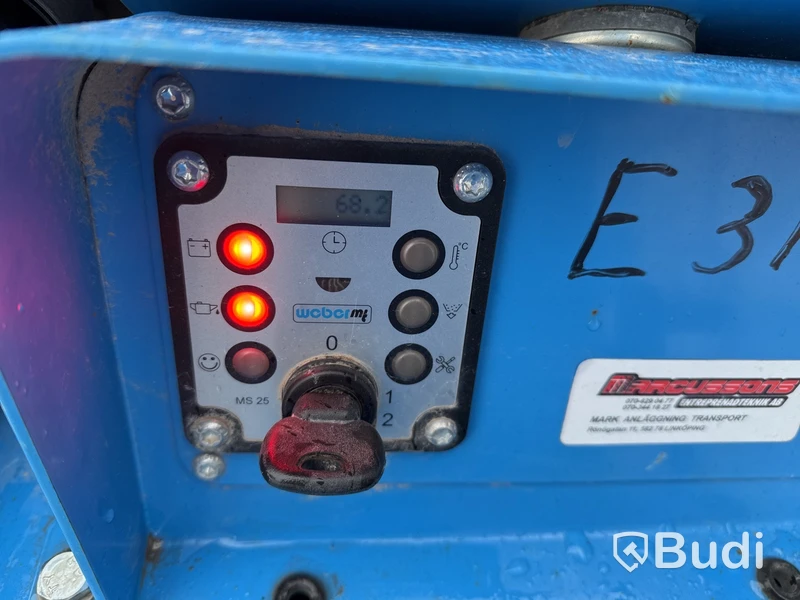 Markvibrator, Weber MT CR 7 MDM - 2023, Mätarställning: 68,2h
