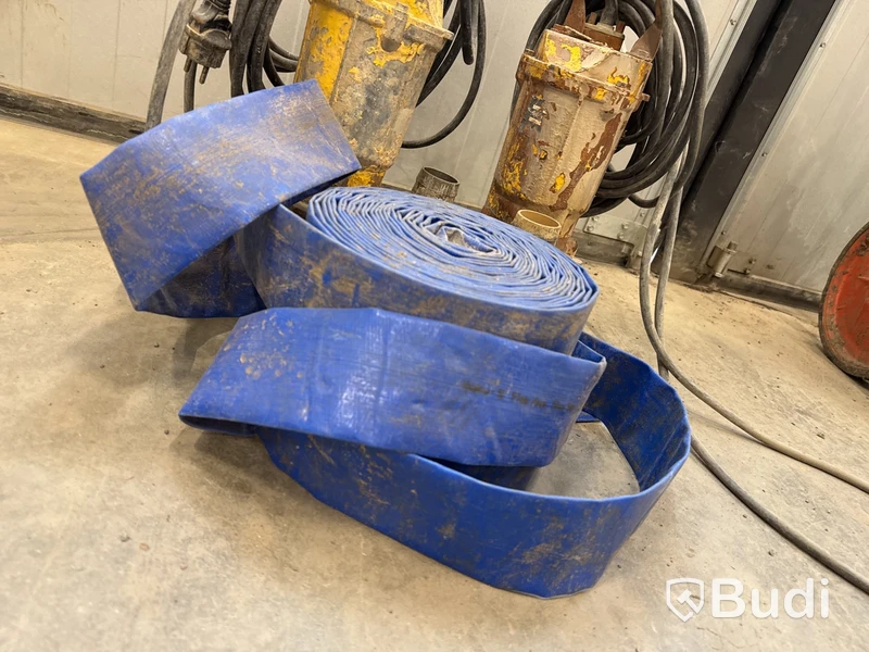 2 st. dränkbara pumpar, Atlas Copco, Weda line ink vattenslang