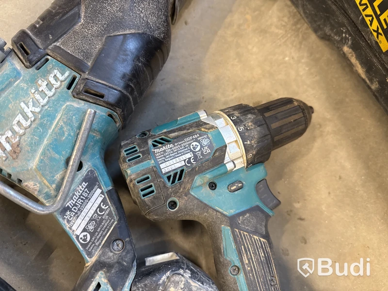Verktygsväska med 3 st. Makita-verktyg ink batterier