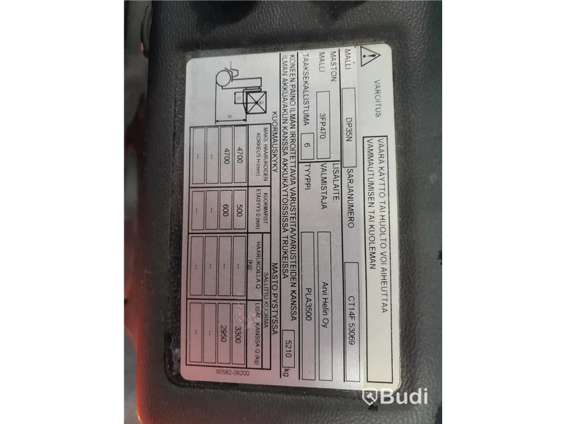 1 st. CAT DP35N, Motviktstruck Diesel