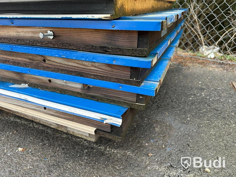 Kontorsmodul Stålmodul Container dubbel Blå  GTX CONTAINEX