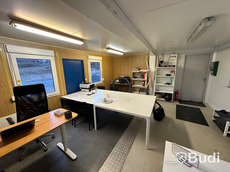 Kontorsmodul Stålmodul Container dubbel Blå  GTX CONTAINEX