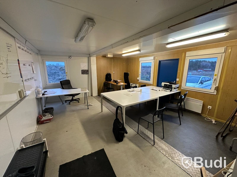Kontorsmodul Stålmodul Container dubbel Blå  GTX CONTAINEX