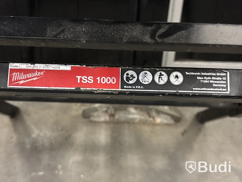 Bordcirkelsåg Milwaukee FTS210 med 9.0 Ah batteri & stativ TSS 1000