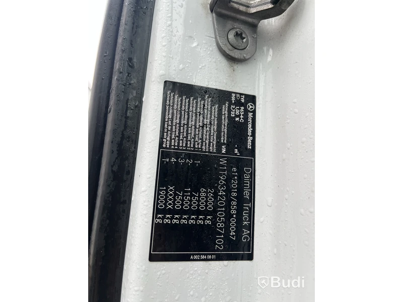 Dragbil Mercedes-Benz Actros L 2553 -2022 | Parabel luft