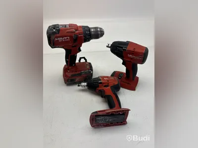 Verktygspaket Hilti, Borrskruvdragare SF 6-A22 och 2 st. Mutterdragare SIW 6AT-A22